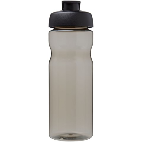 Bidon H2O Active® Base Tritan™ o pojemności 650 ml z klapką ciemnografitowy, czarny