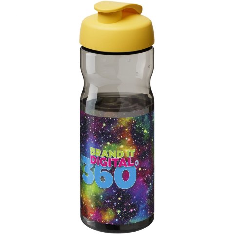 Bidon H2O Active® Base Tritan™ o pojemności 650 ml z klapką ciemnografitowy, żółty
