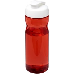 Bidon H2O Active® Base Tritan™ o pojemności 650 ml z klapką czerwony, biały