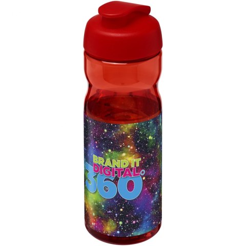 Bidon H2O Active® Base Tritan™ o pojemności 650 ml z klapką czerwony, czerwony