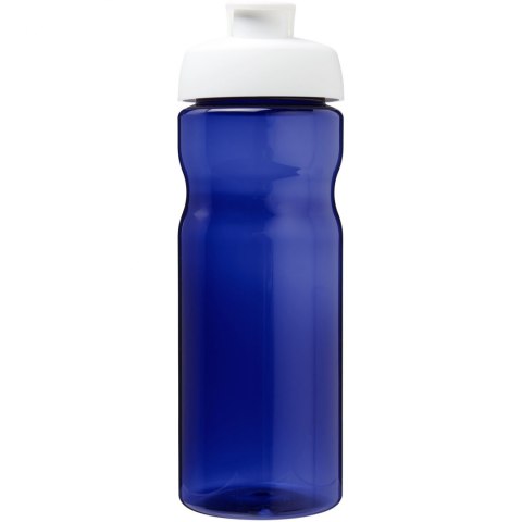 Bidon H2O Active® Base Tritan™ o pojemności 650 ml z klapką niebieski, biały