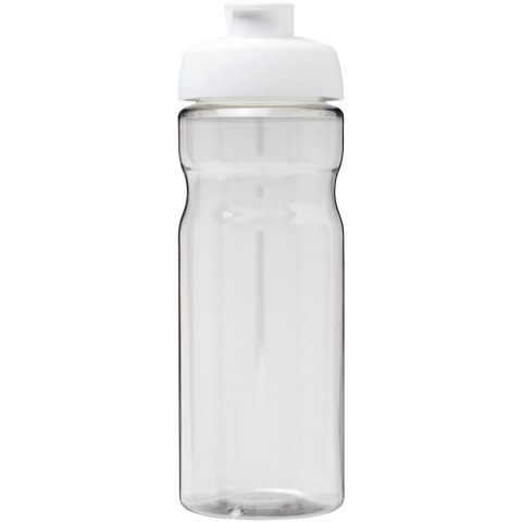 Bidon H2O Active® Base Tritan™ o pojemności 650 ml z klapką przezroczysty bezbarwny, biały