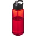 Bidon H2O Active® Octave Tritan™ o pojemności 600 ml z dzióbkiem czerwony, czarny