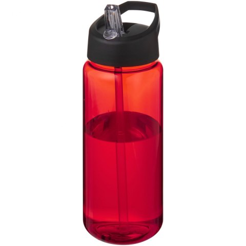 Bidon H2O Active® Octave Tritan™ o pojemności 600 ml z dzióbkiem czerwony, czarny