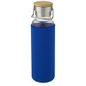 Szklana butelka Thor o pojemności 660 ml z neoprenowym pokrowcem niebieski