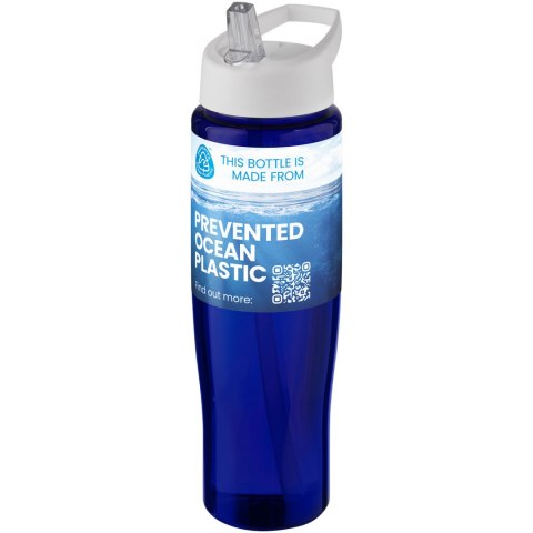 H2O Active® Eco Tempo 700 ml bidon z wyciąganym dzióbkiem biały, niebieski