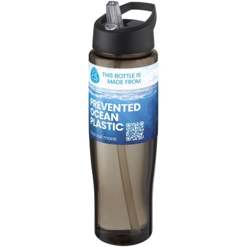 H2O Active® Eco Tempo 700 ml bidon z wyciąganym dzióbkiem czarny, ciemnografitowy