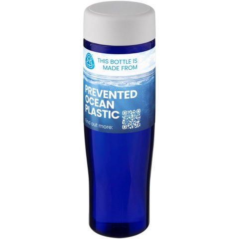 H2O Active® Eco Tempo 700 ml bidon z zakrętką biały, niebieski
