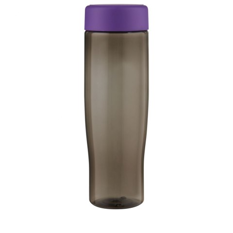 H2O Active® Eco Tempo 700 ml bidon z zakrętką fioletowy, ciemnografitowy