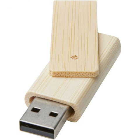 Pamięć USB Rotate o pojemności 4GB wykonana z bambusa beżowy