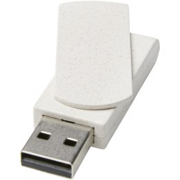 Pamięć USB Rotate o pojemności 8GB ze słomy pszenicznej beżowy