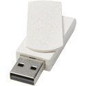Pamięć USB Rotate wykonana ze słomy pszenicznej o pojemności 4GB beżowy