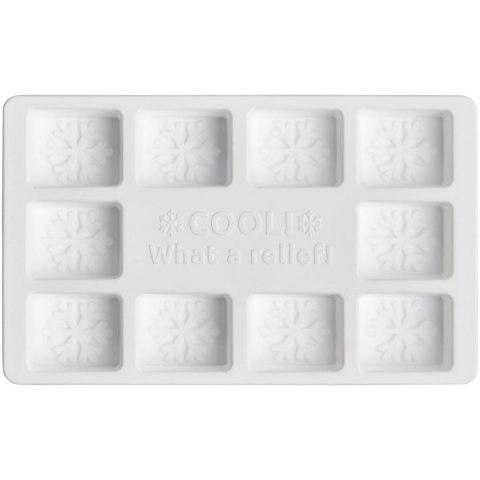 Personalizowana tacka do kostek lodu Chill biały