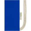 Plecak ściągany sznurkiem Orissa z bawełny organicznej z certyfikatem GOTS o gramaturze 140 g/m² błękit królewski