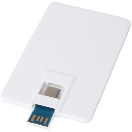 Duo Slim 64 GB napęd USB z portem typu C i USB-A 3.0 biały