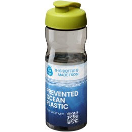 H2O Active® Eco Base 650 ml bidon sportowy z odchylaną pokrywką limonka, ciemnografitowy