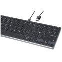 Hybrid klawiatura Bluetooth dla profesjonalistów AZERTY czarny (12423590)