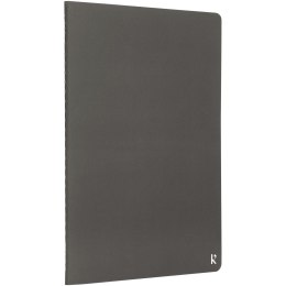 Karst® A5, dwupak, pamiętnik ze sztucznego papieru szary