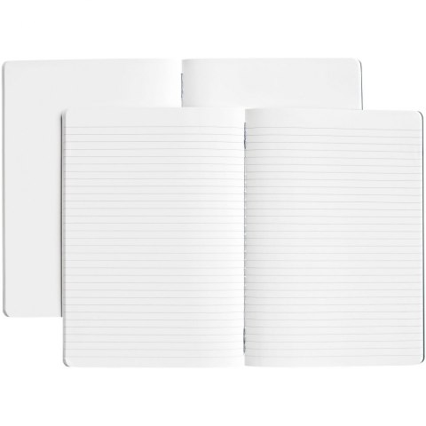 Karst® A5, dwupak, pamiętnik ze sztucznego papieru szary