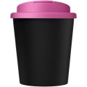 Kubek Americano® Espresso Eco z recyklingu o pojemności 250 ml z pokrywą odporną na zalanie czarny, magenta