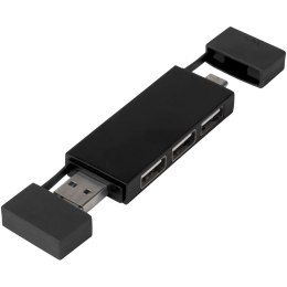 Mulan podwójny koncentrator USB 2.0 czarny