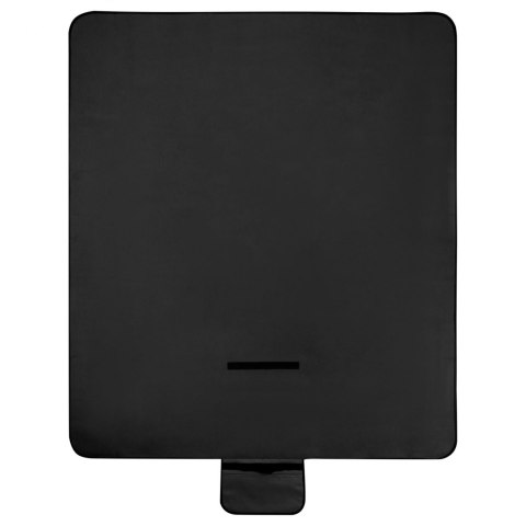 Salvie koc piknikowy z tworzyw sztucznych pochodzących z recyklingu czarny