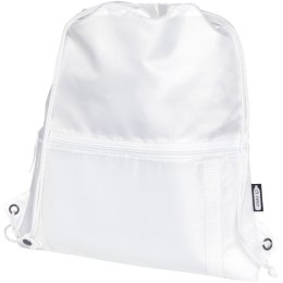 Adventure termoizolowana torba ściągana sznurkiem o pojemności 9 l z materiału z recyklingu z certyfikatem GRS biały
