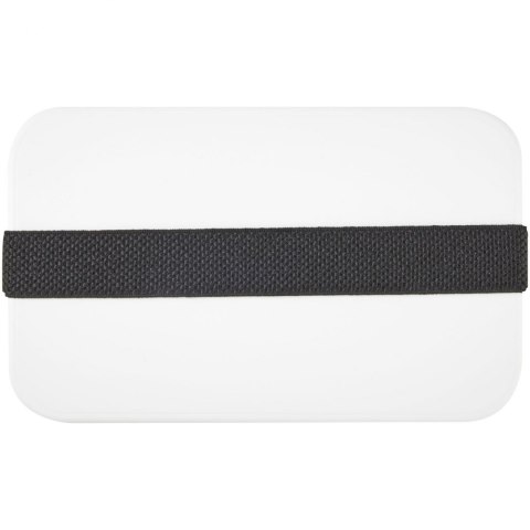 MIYO jednopoziomowe pudełko na lunch biały, czarny