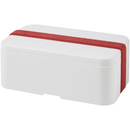 MIYO jednopoziomowe pudełko na lunch biały, czerwony