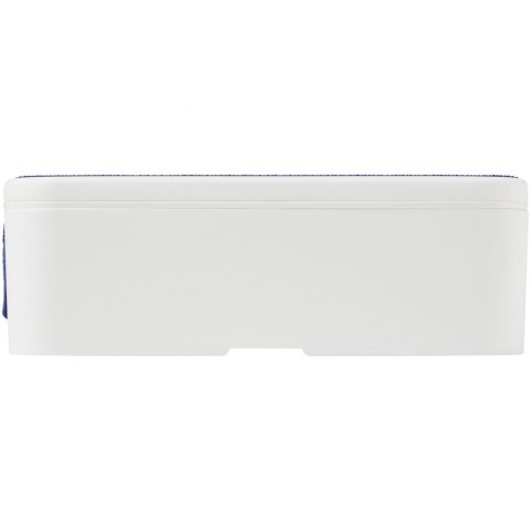 MIYO jednopoziomowe pudełko na lunch biały, niebieski