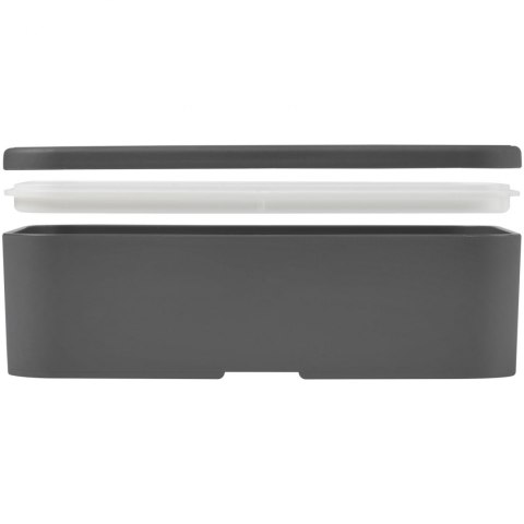 MIYO jednopoziomowe pudełko na lunch szary, szary