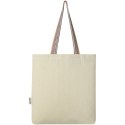 Rainbow torba na zakupy o pojemności 5 l z bawełny z recyklingu o gramaturze 180 g/m² piasek pustyni