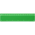 Refari linijka z tworzywa sztucznego pochodzącego z recyklingu o długości 15 cm zielony
