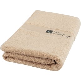 Amelia bawełniany ręcznik kąpielowy o gramaturze 450 g/m² i wymiarach 70 x 140 cm beżowy