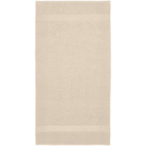 Amelia bawełniany ręcznik kąpielowy o gramaturze 450 g/m² i wymiarach 70 x 140 cm beżowy