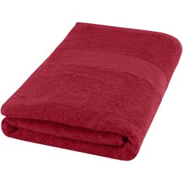 Amelia bawełniany ręcznik kąpielowy o gramaturze 450 g/m² i wymiarach 70 x 140 cm czerwony