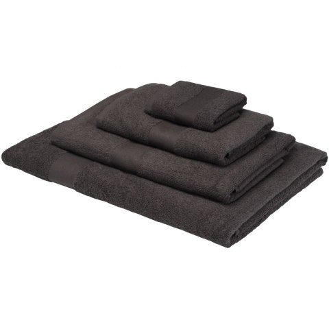 Amelia bawełniany ręcznik kąpielowy o gramaturze 450 g/m² i wymiarach 70 x 140 cm granatowy