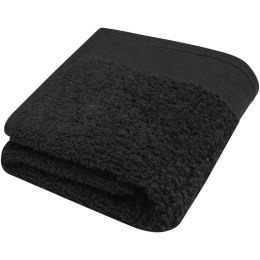 Chloe bawełniany ręcznik kąpielowy o gramaturze 550 g/m² i wymiarach 30 x 50 cm czarny