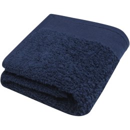 Chloe bawełniany ręcznik kąpielowy o gramaturze 550 g/m² i wymiarach 30 x 50 cm granatowy