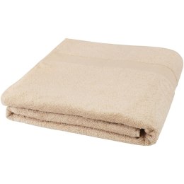 Evelyn bawełniany ręcznik kąpielowy o gramaturze 450 g/m² i wymiarach 100 x 180 cm beżowy