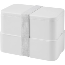 MIYO Pure dwupoziomowe pudełko na lunch biały, biały, biały