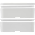 MIYO Pure dwupoziomowe pudełko na lunch biały, biały, biały