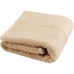 Sophia bawełniany ręcznik kąpielowy o gramaturze 450 g/m² i wymiarach 30 x 50 cm beżowy (11700002)