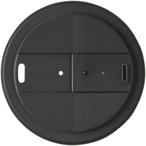 Brite-Americano® Grande 350 ml mug with spill-proof lid czarny błyszczący, czarny