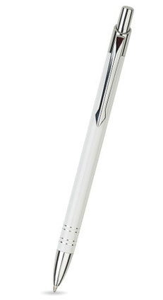 Długopis metalowy BOND biały
