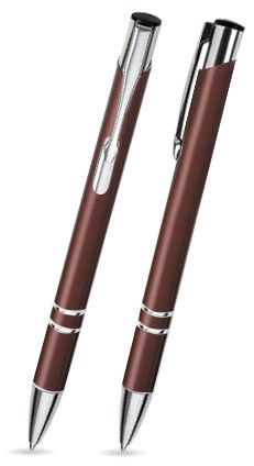 Długopis metalowy COSMO brązowy