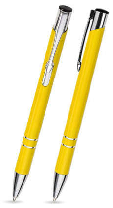 Długopis metalowy COSMO żółty