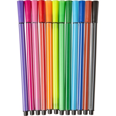 Zestaw 12 flamastrów