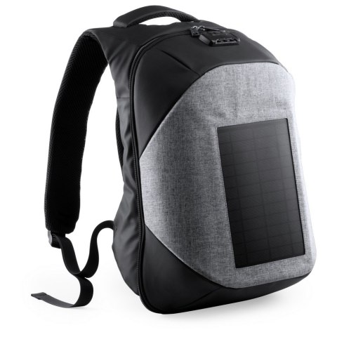 Nieprzemakalny plecak na laptopa 15" i tablet 10", ładowarka słoneczna 6.5W