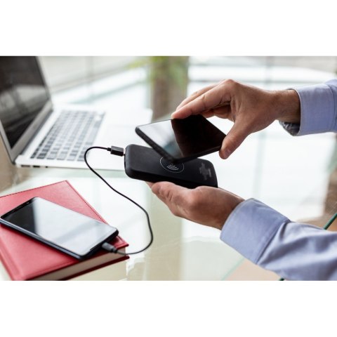 Bezprzewodowy power bank 8000 mAh Mauro Conti, ładowarka bezprzewodowa 5W | Eric